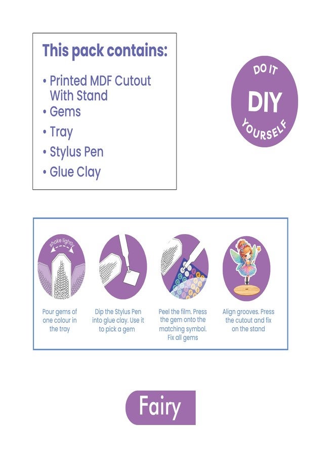 إتسي-بيتسي مجموعة تزيين طاولة الرسم الماسي "إيتسي بيتسي" (10.5 × 11.2 سم) - قطعة واحدة | مجموعة فنية وحرفية، إبداعية، ممتعة وتفاعلية | هدية للأطفال والكبار - Image 4